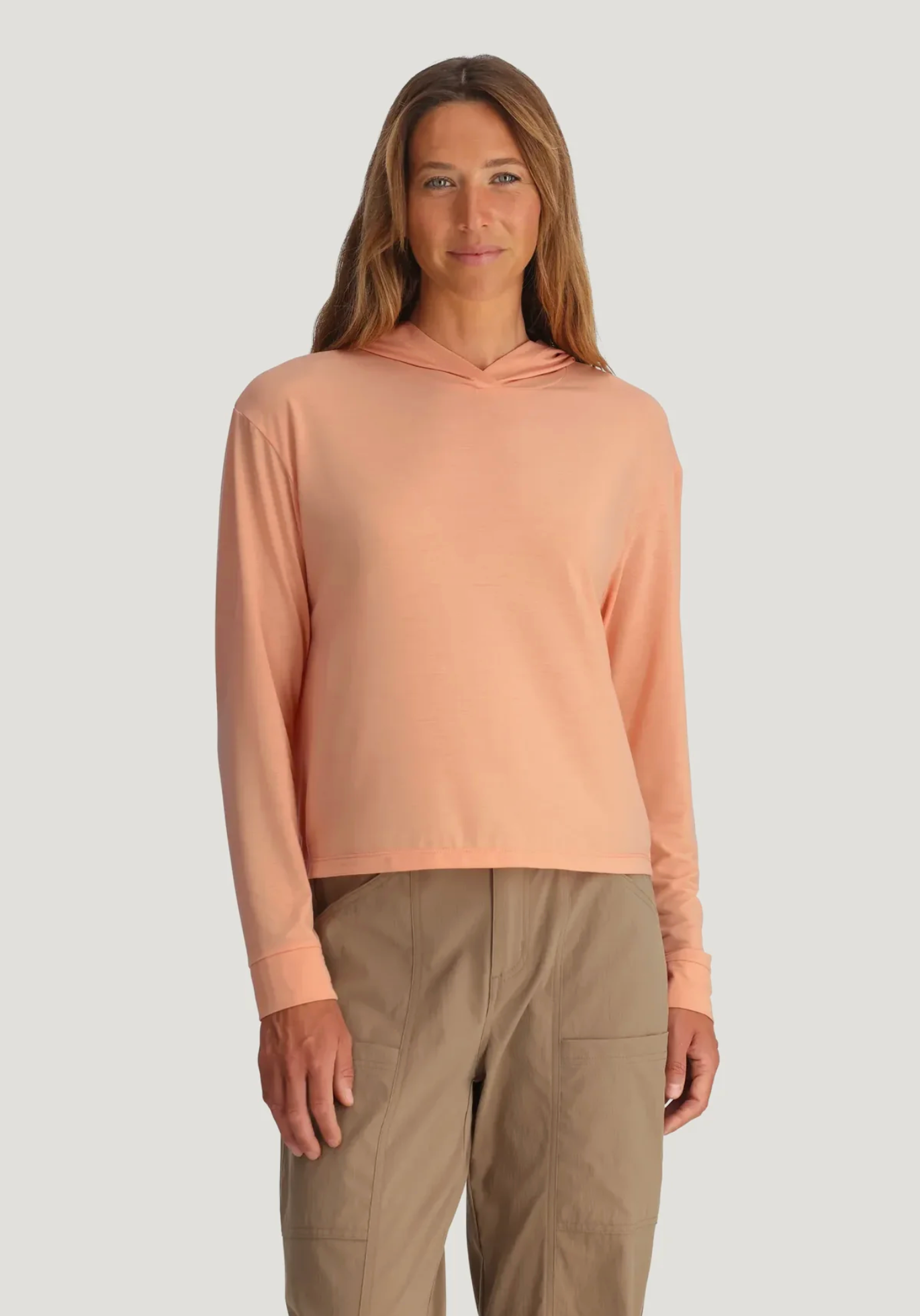 Free Fly Women's Elevate Hoody Light Coral 