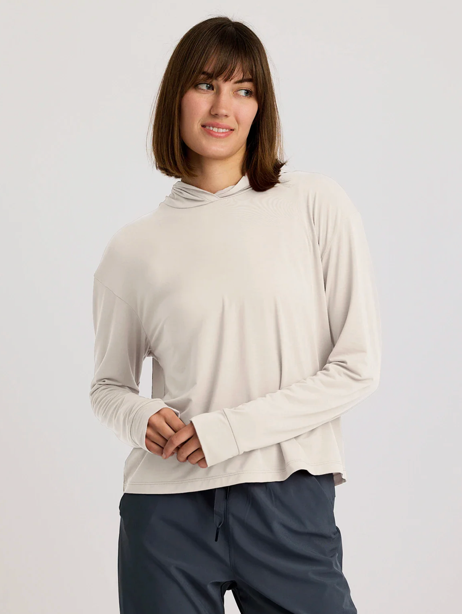 Free Fly Women's Elevate Hoody Heather Birch