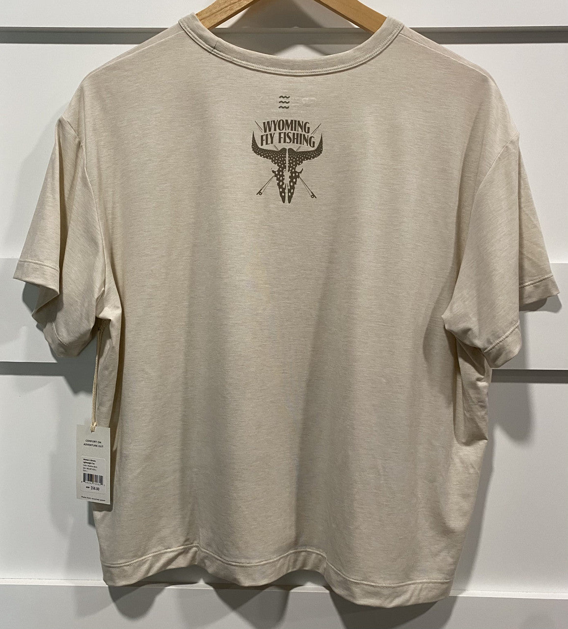 Free Fly Women's Elevate Lightweight Tee Heather Birch Back