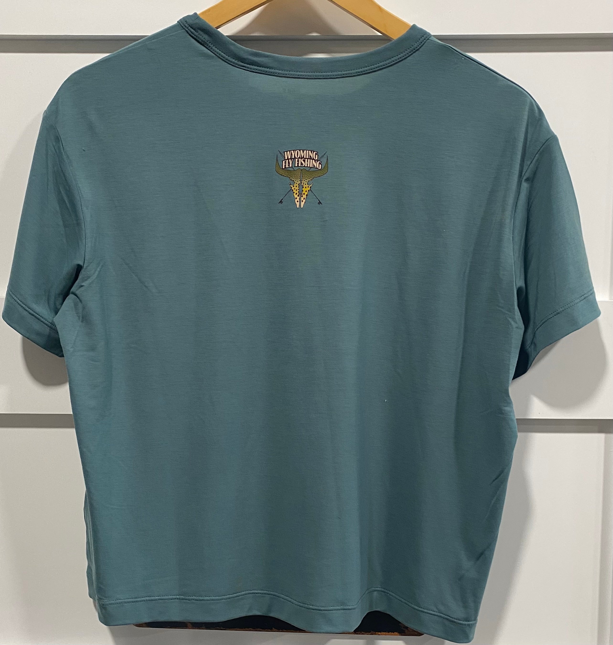 Free Fly Women's Elevate Tee Sea Pine Logo