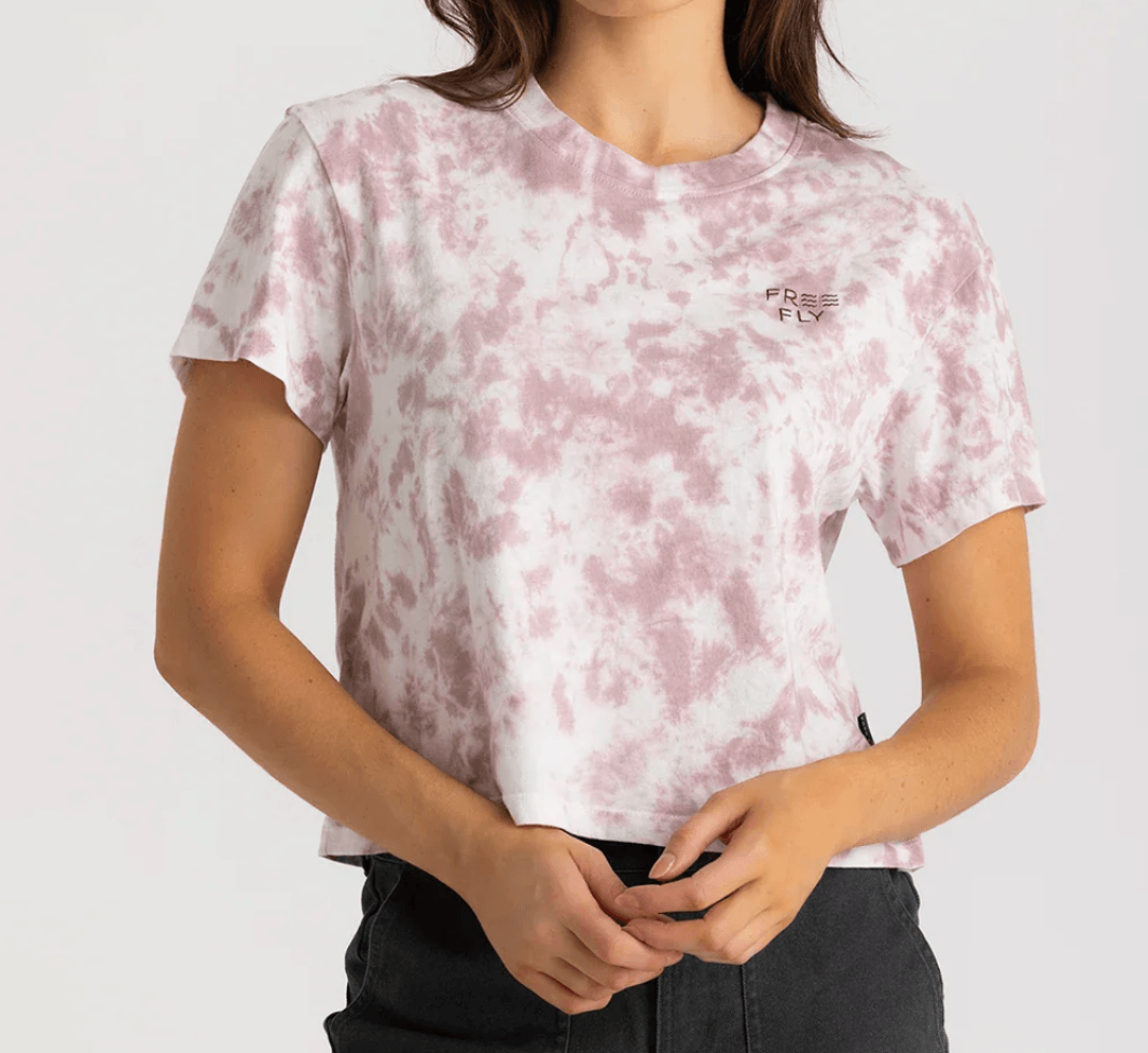 Free Fly Women's Embroidered Logo Tee