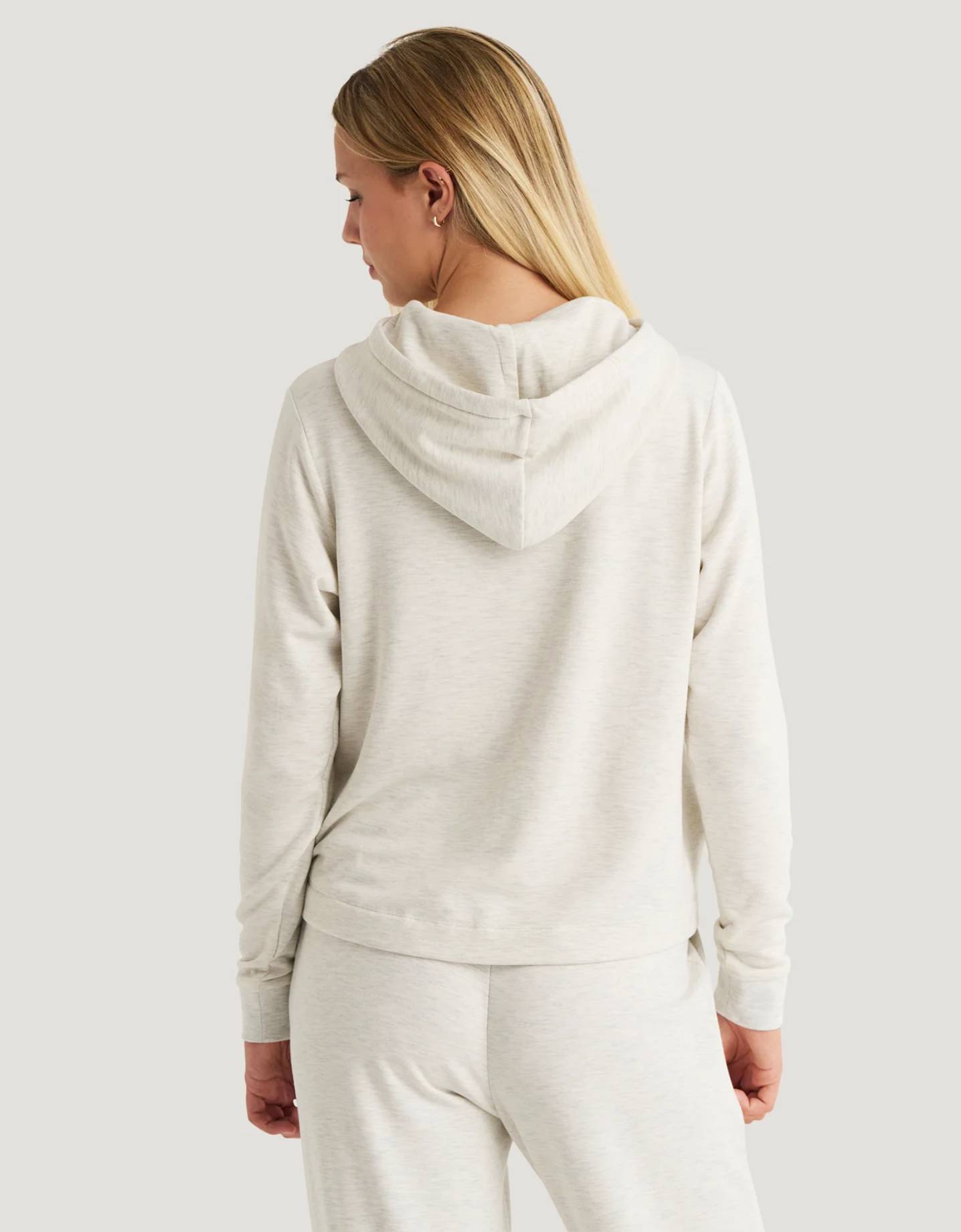 Free Fly Women's Lightweight Fleece Cropped Hoody Back