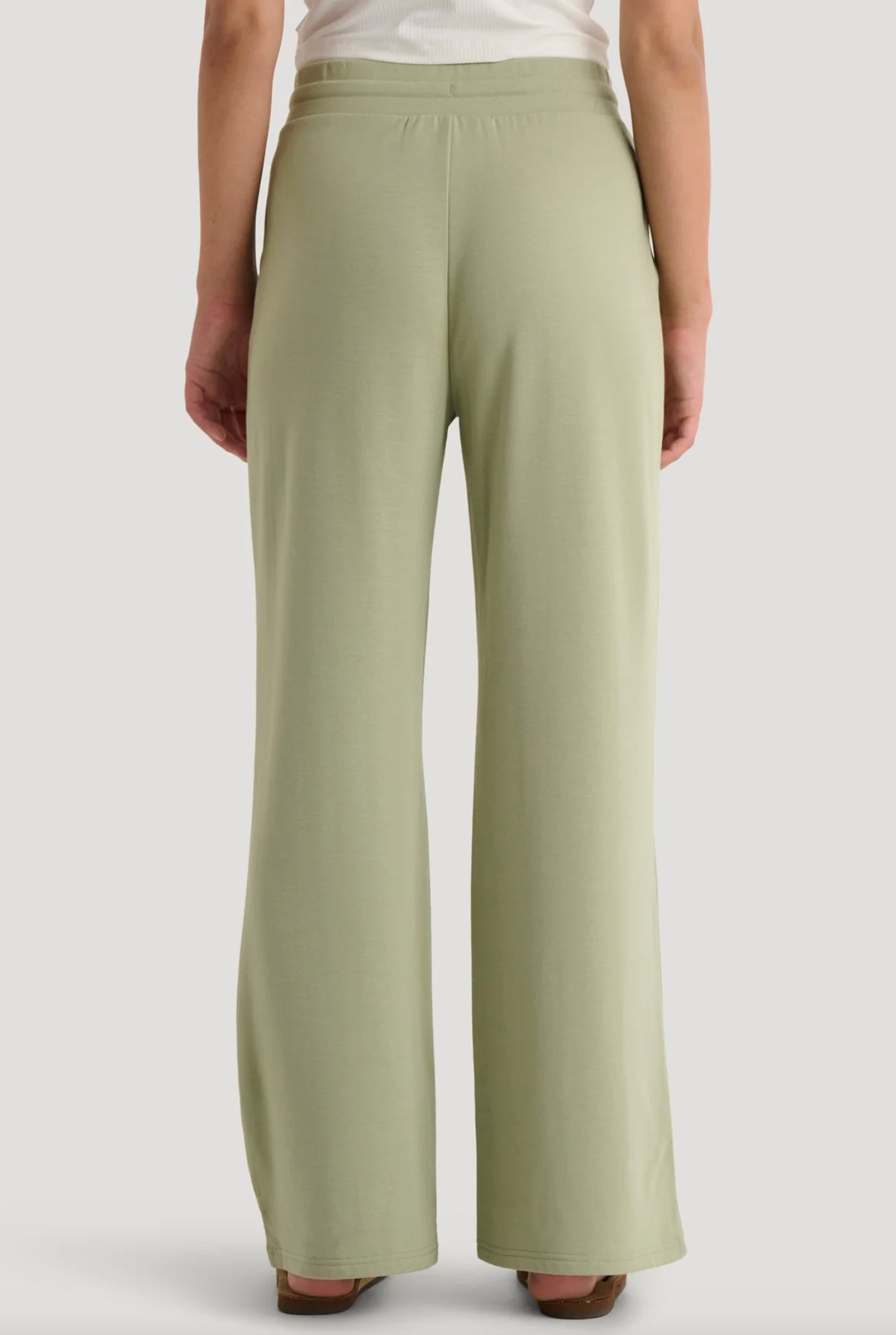 Free Fly Womens Lightweight Fleece Wide Leg Pant Back