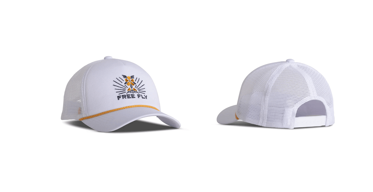 Free Fly Mellow Meadow Trucker Hat White