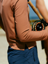 Free Fly Women's Ribbed Bamboo Long Sleeve Side