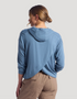 Free Fly Women's Bamboo Shade Crossover Hoody Back