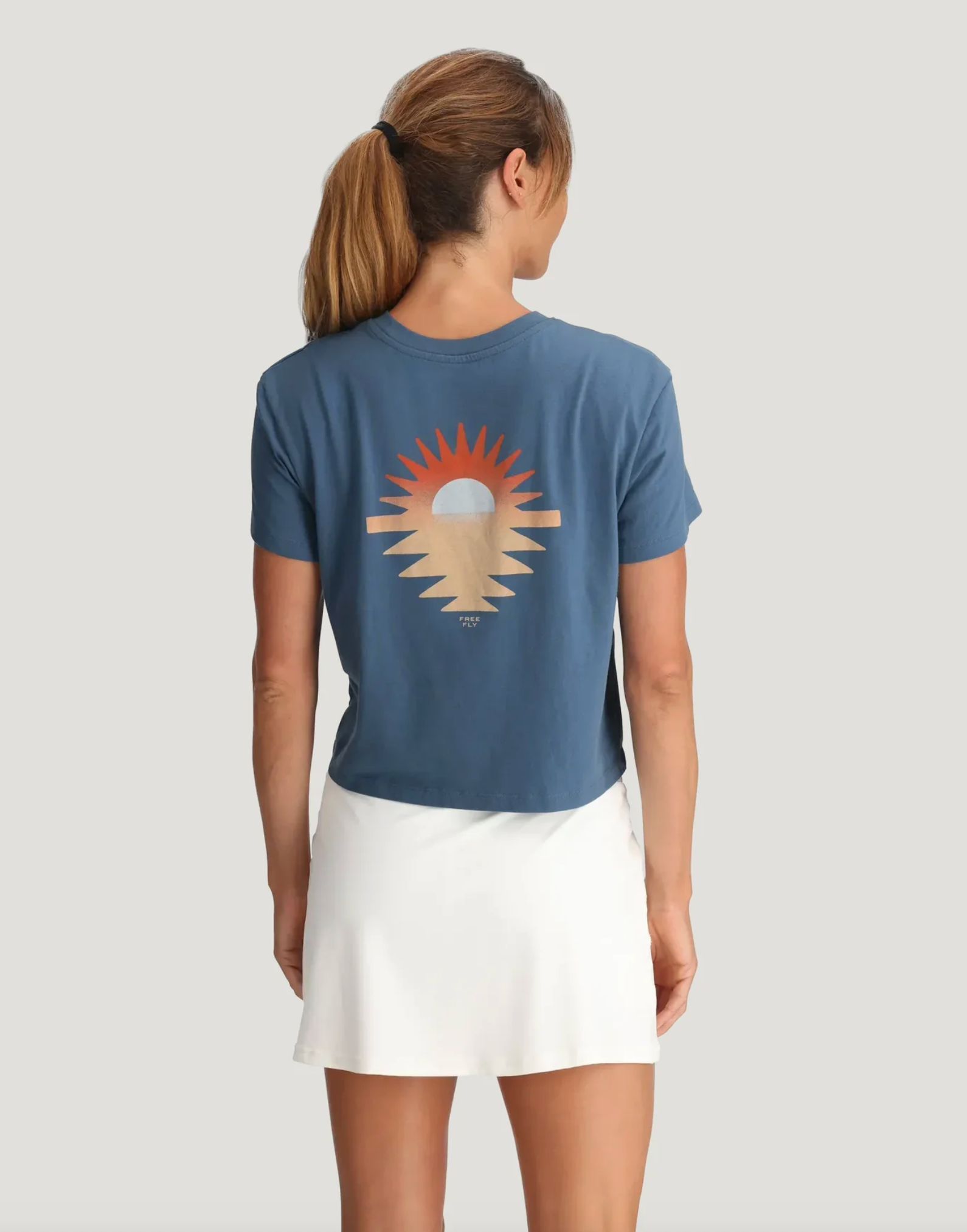 Free Fly Womens Sol y Mar Tee Back