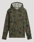 Free Fly Kids' Bamboo Shade Hoody Vintage Camo Oil Green