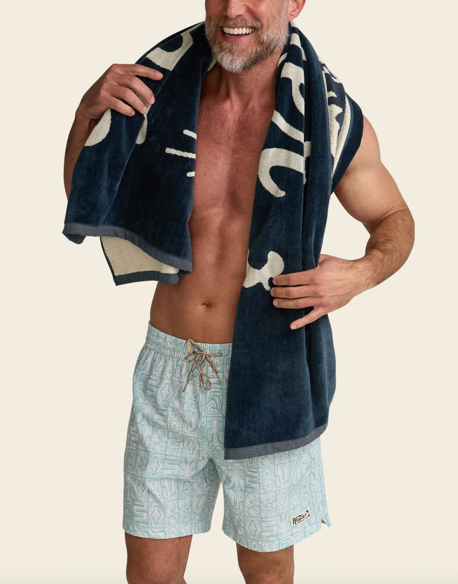 Howler Brothers Beach Towel on body