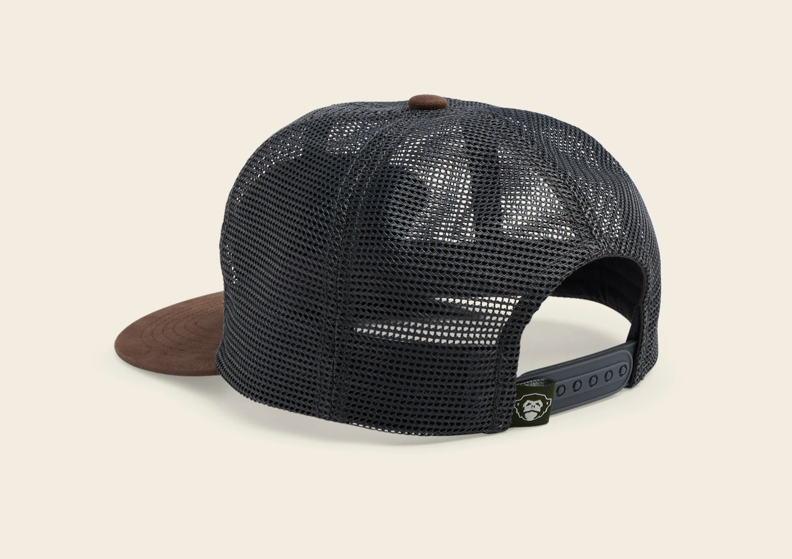 Howler Brothers Snapback Hat Feedstore Redfish Brown Grey Back