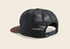 Howler Brothers Snapback Hat Feedstore Redfish Brown Grey Back