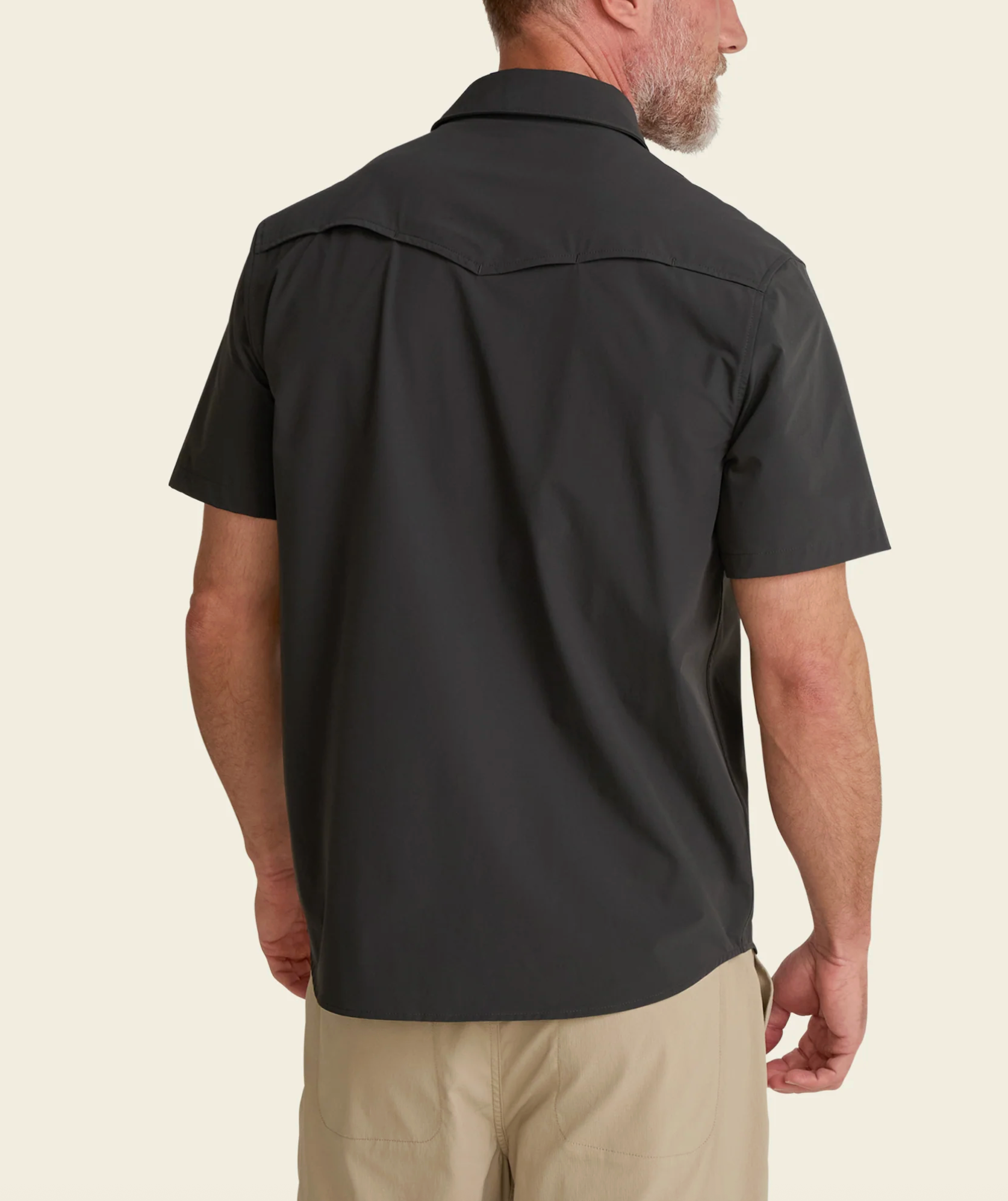 Howler Brothers Emerger Tech Shirt Anitque Black Back