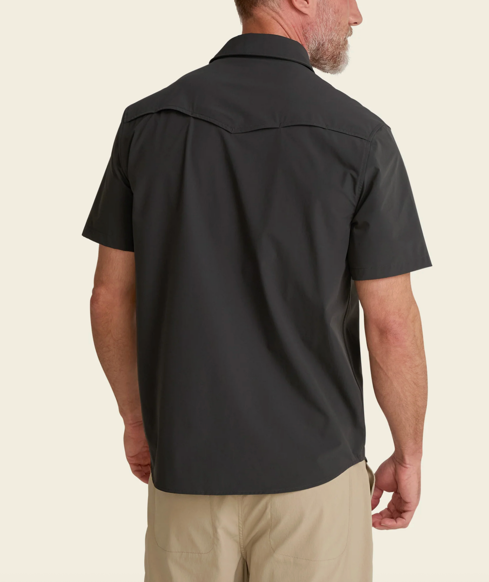 Howler Brothers Emerger Tech Shirt Anitque Black Back