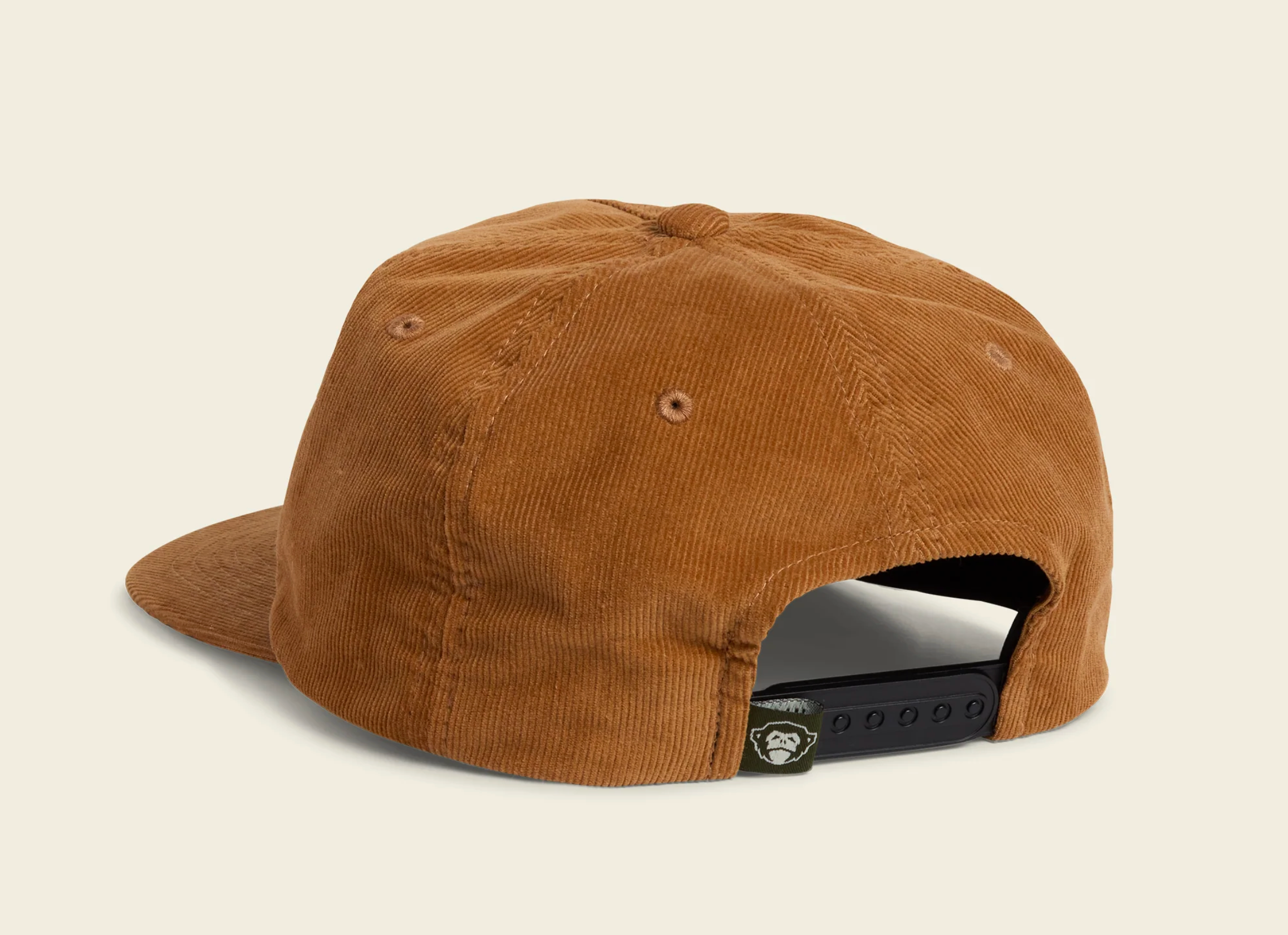 Howler Brothers H Bolt Motif Snapback Tan Corduroy Back