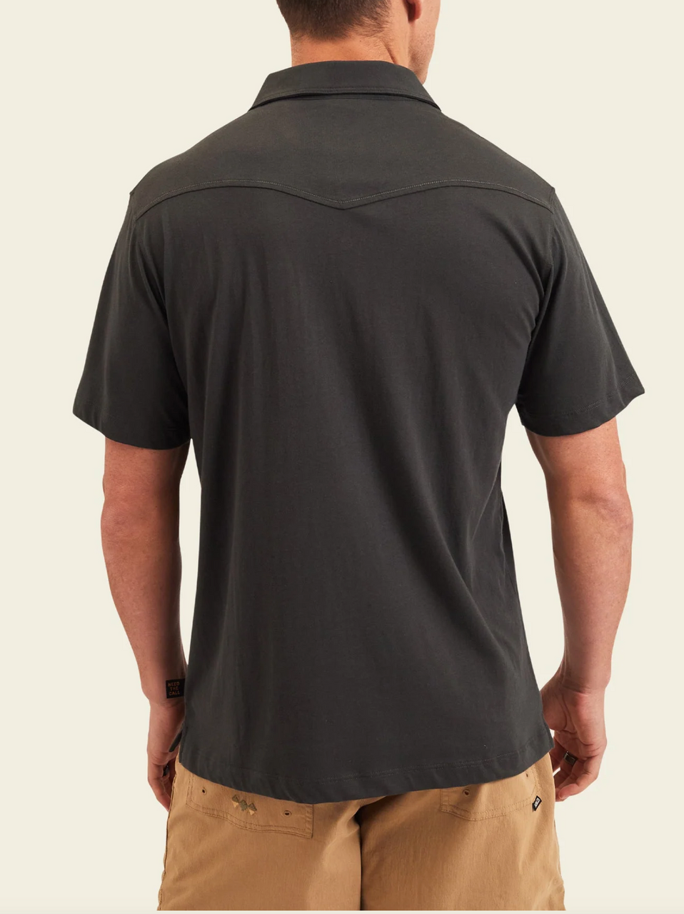 Howler Brothers Ranchero Polo Antique Black Back