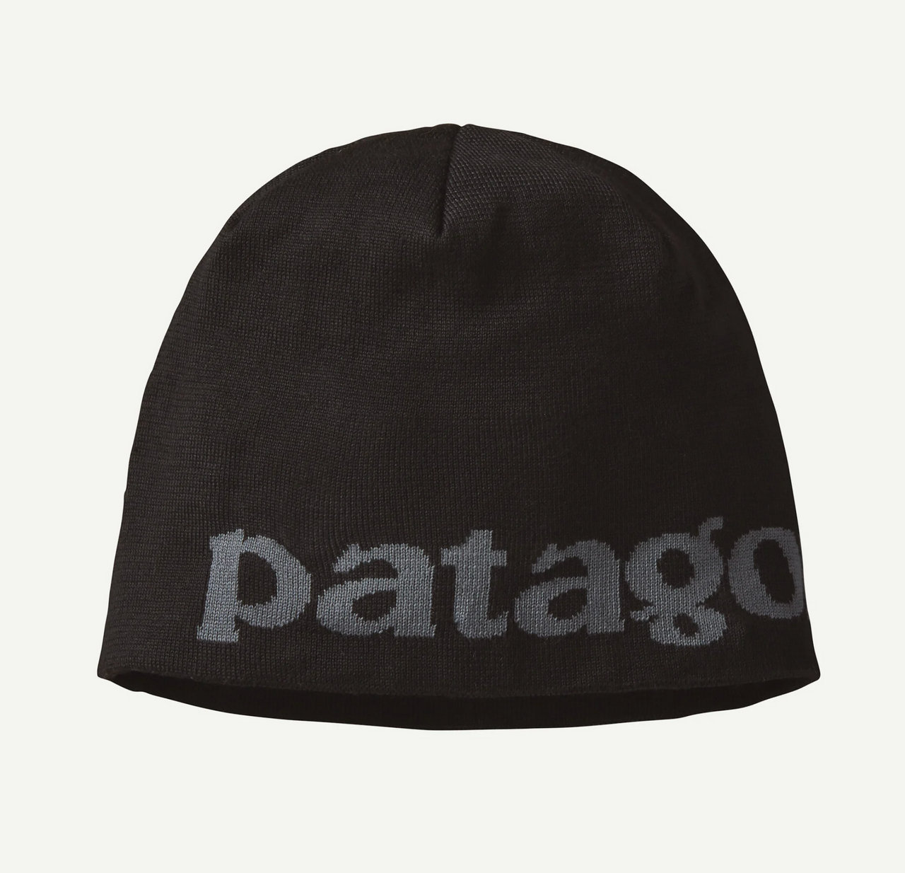Patagonia Beanie Hat Logo Belwe Black