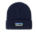 Patagonia Kids Logo Beanie P6 New Navy