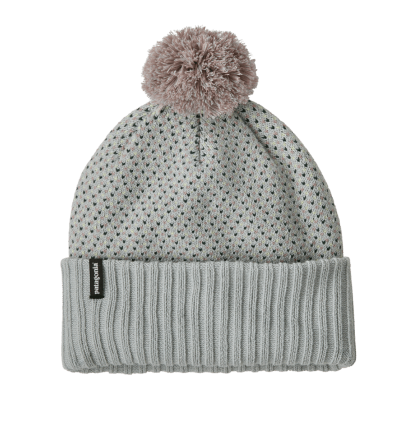 Patagonia Kids Powder Town Beanie Confetti Virtually Blue