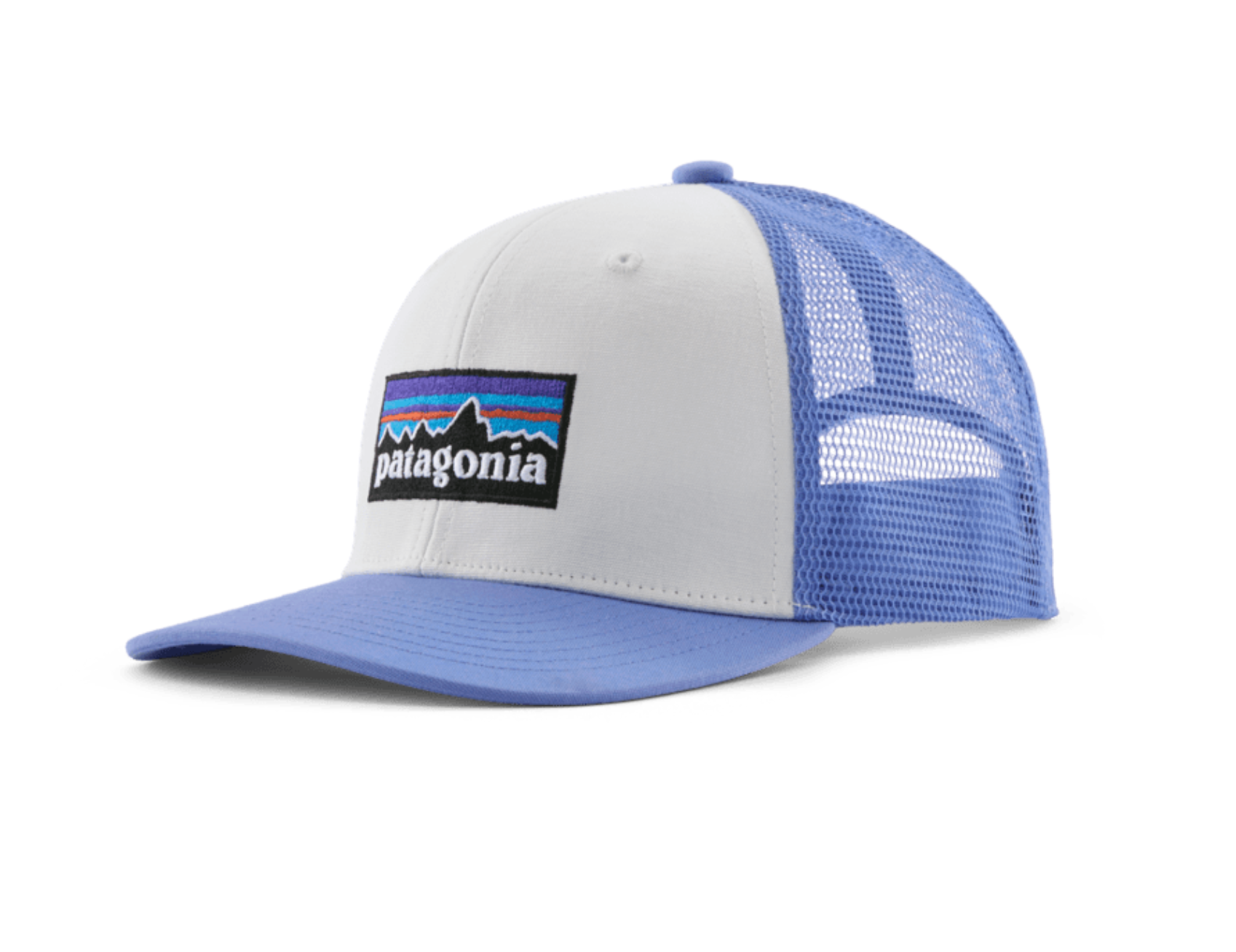 Patagonia Kids Trucker Hat P6 Logo Diver Blue
