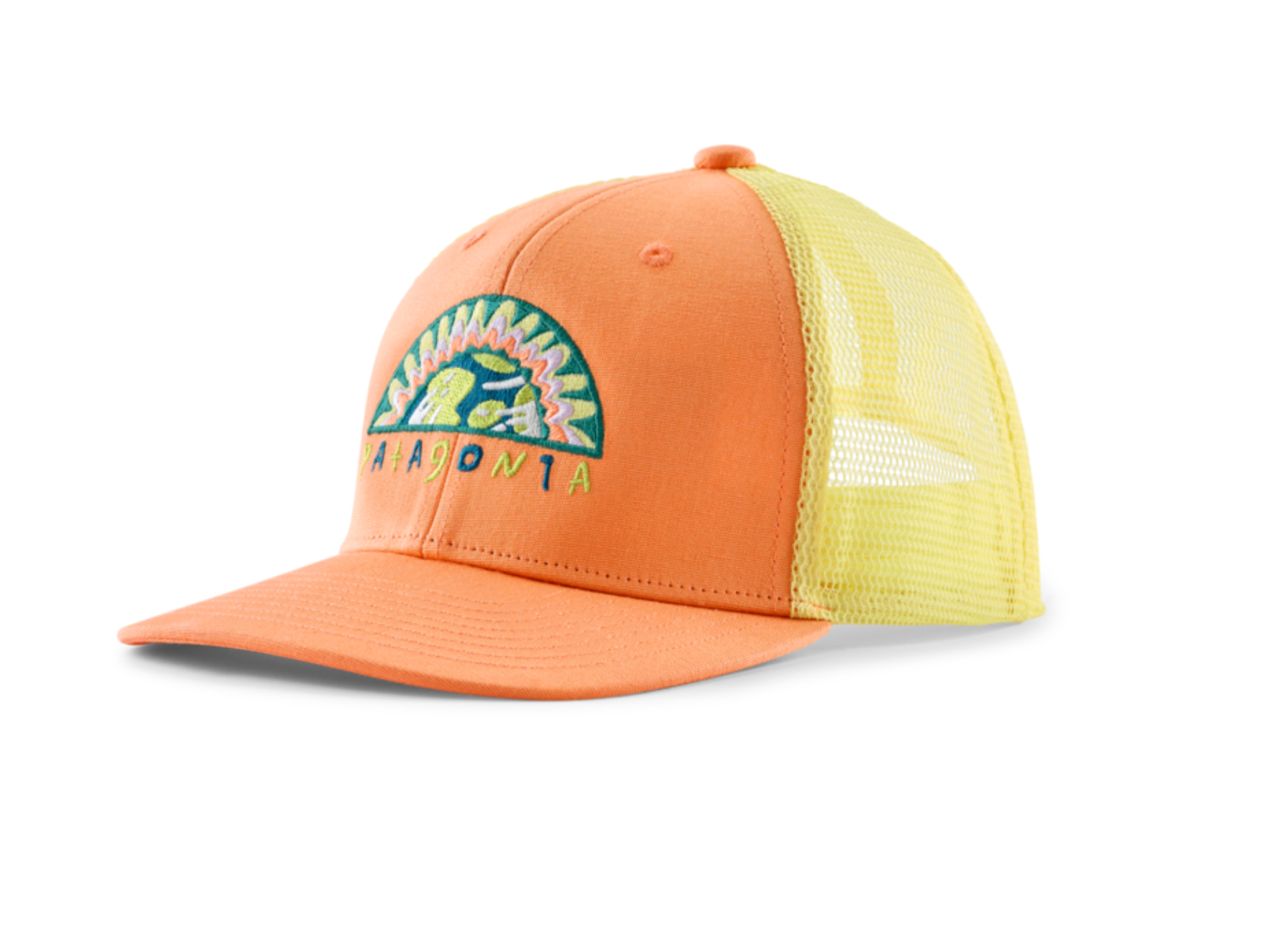 Patagonia Kids Trucker Hat Peach Sherbet