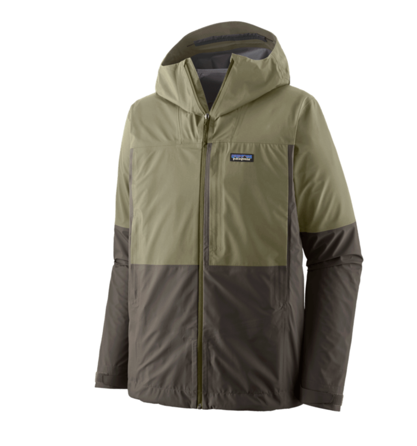 Patagonia Men's Boulder Fork Rain Jacket Forge Grey River Rock Green