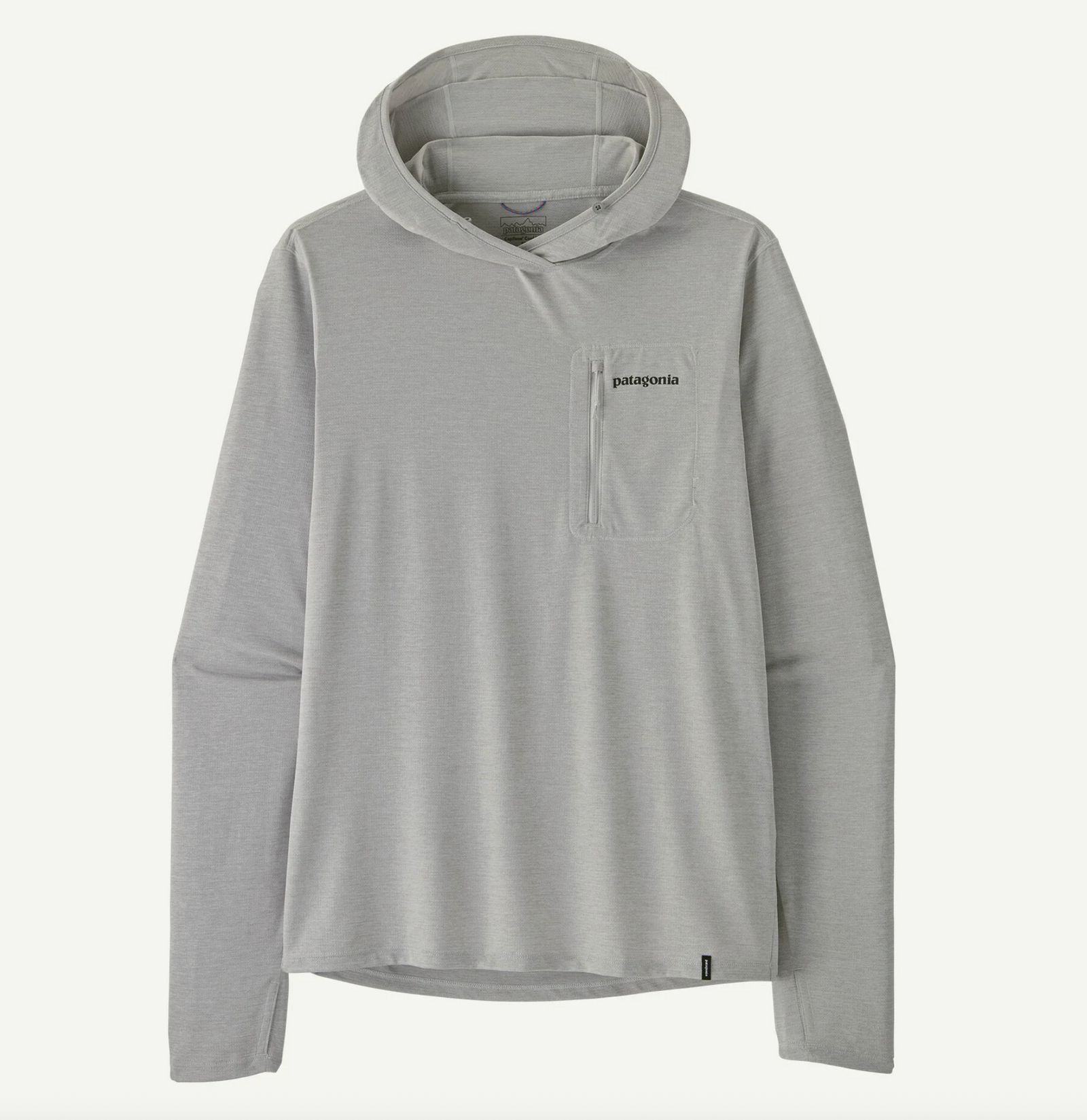 Patagonia Men's Capilene Cool Sun Hoody Fitz Roy Trout Grey Front