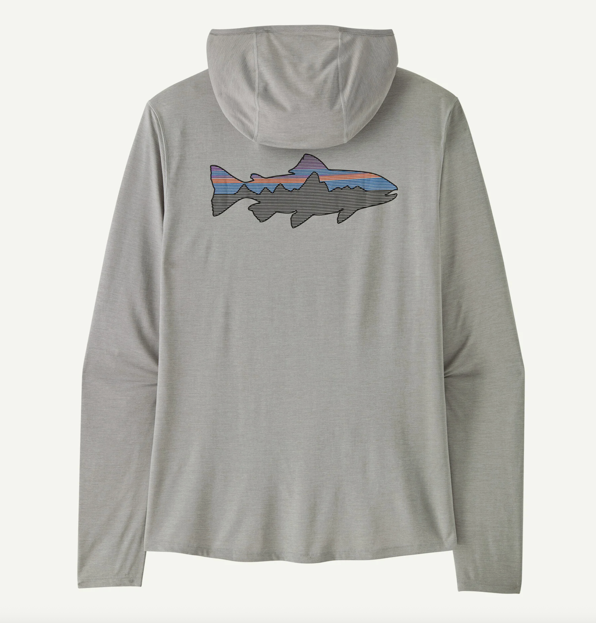 Patagonia Men's Capilene Cool Sun Hoody Fitz Roy Trout Grey