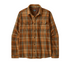 Patagonia Men's Fjord Loft Shirt Avalanche Berm Brown