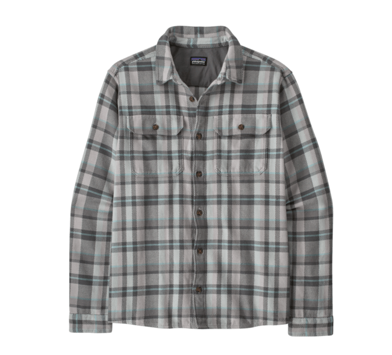 Patagonia Men's Fjord Loft Shirt Fall Line Salt Grey
