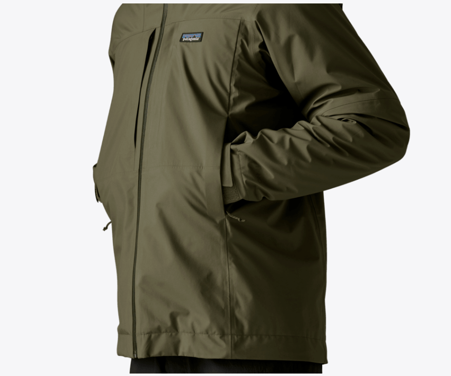 Patagonia Men's Insulated Boulder Fork Rain Jacket Pockets