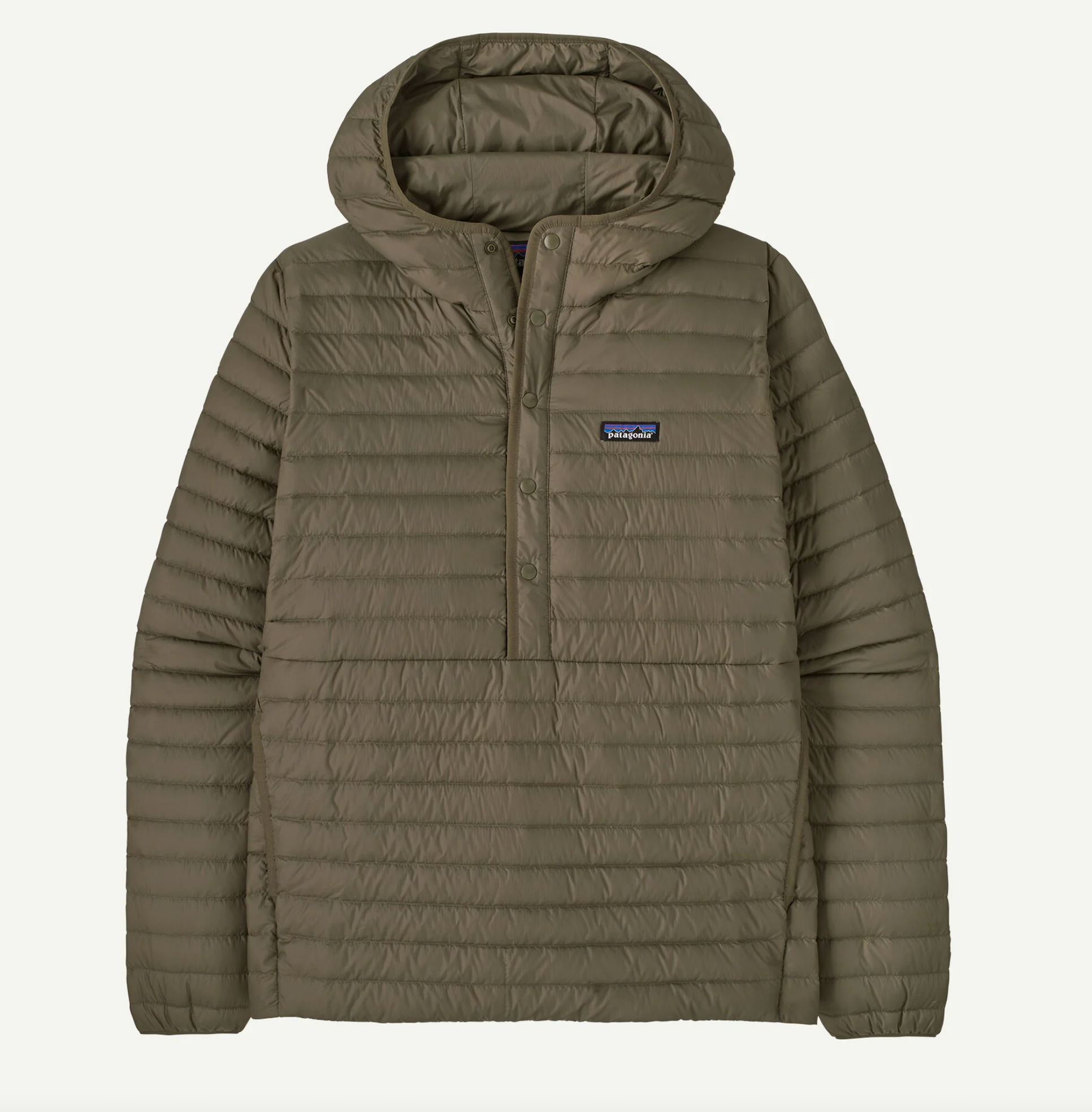 Patagonia Men's Lightweight Down Sweater Pullover Basin Green