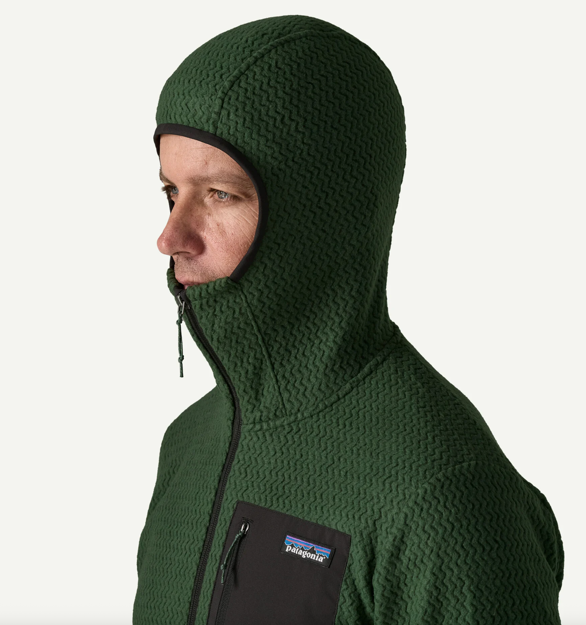 Patagonia Men's R1 Air Full-Zip Hoody Hood
