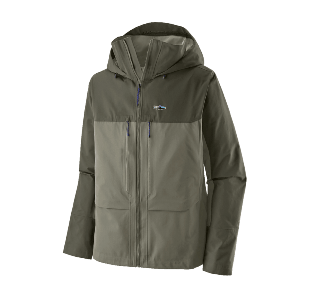 Patagonia Mens Swiftcurrent Wading Jacket River Rock Green