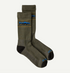 Patagonia Merino Wool Blend Crew Sock basin green