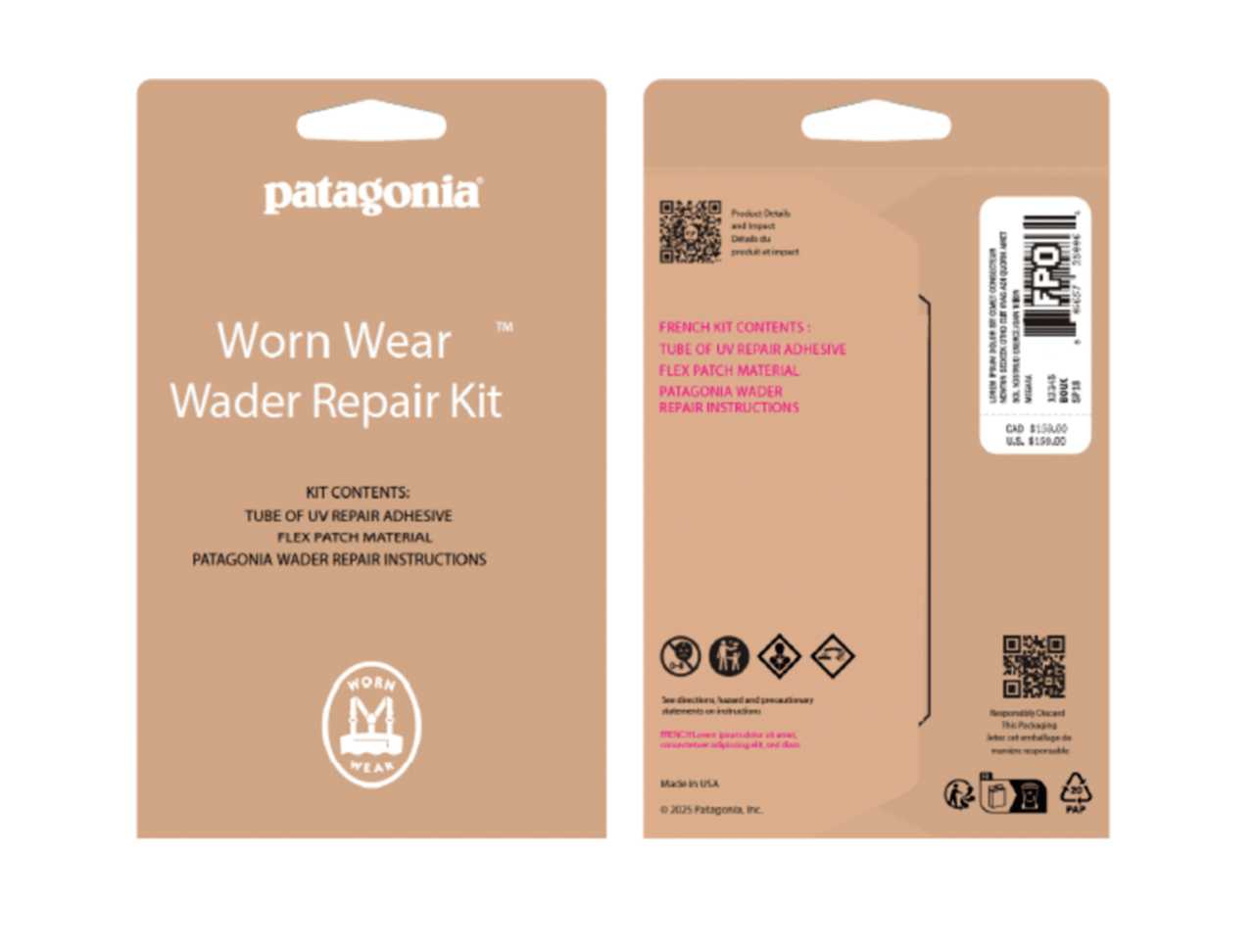 Patagonia Wader Repair kit