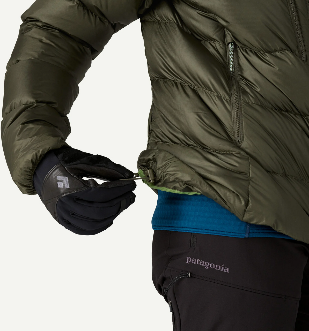 Patagonia Women's Fitz Roy Down Hoody Hem