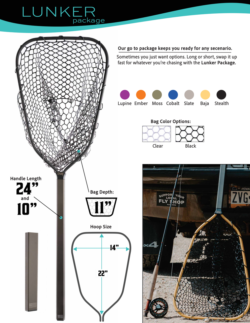 Rising Lunker Net Package