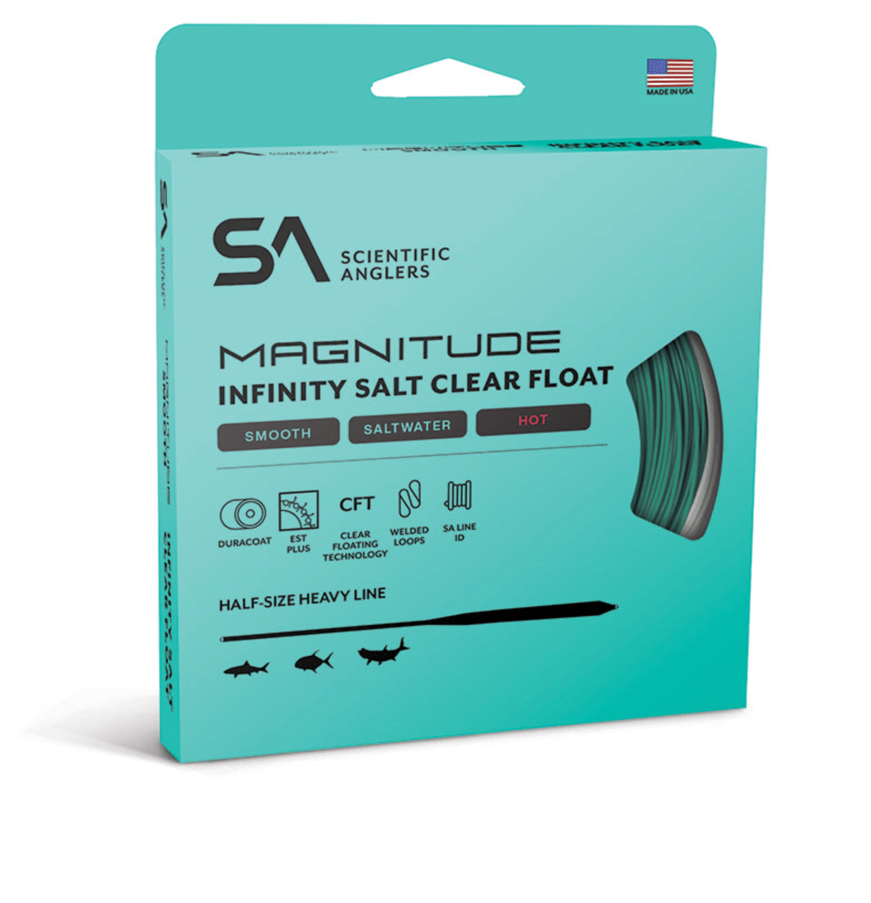 Scientific Anglers Magnitude Smooth Infinity Salt Clear Float Fly Line