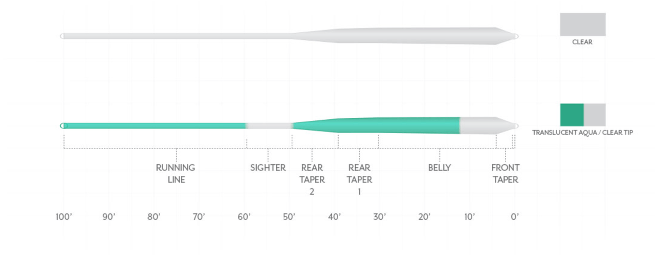 Scientific Anglers Magnitude Smooth Infinity Salt Clear Float Profile
