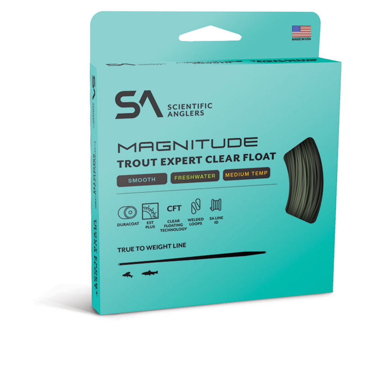 Scientific Anglers Magnitude Smooth Trout Expert Clear Float Fly Line