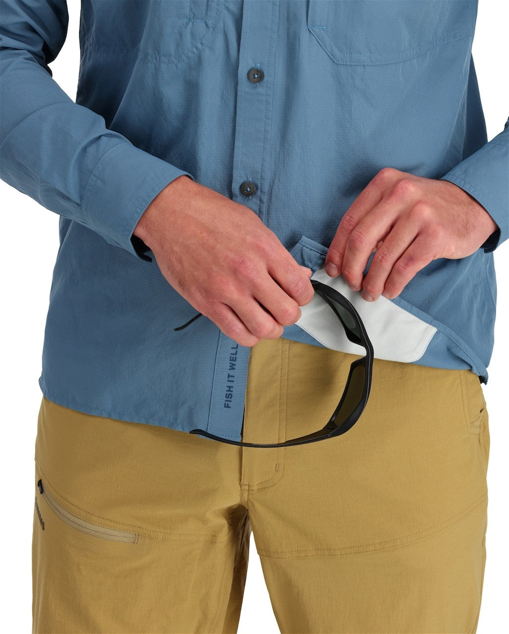 Simms Men's Guide Shirt Chamois