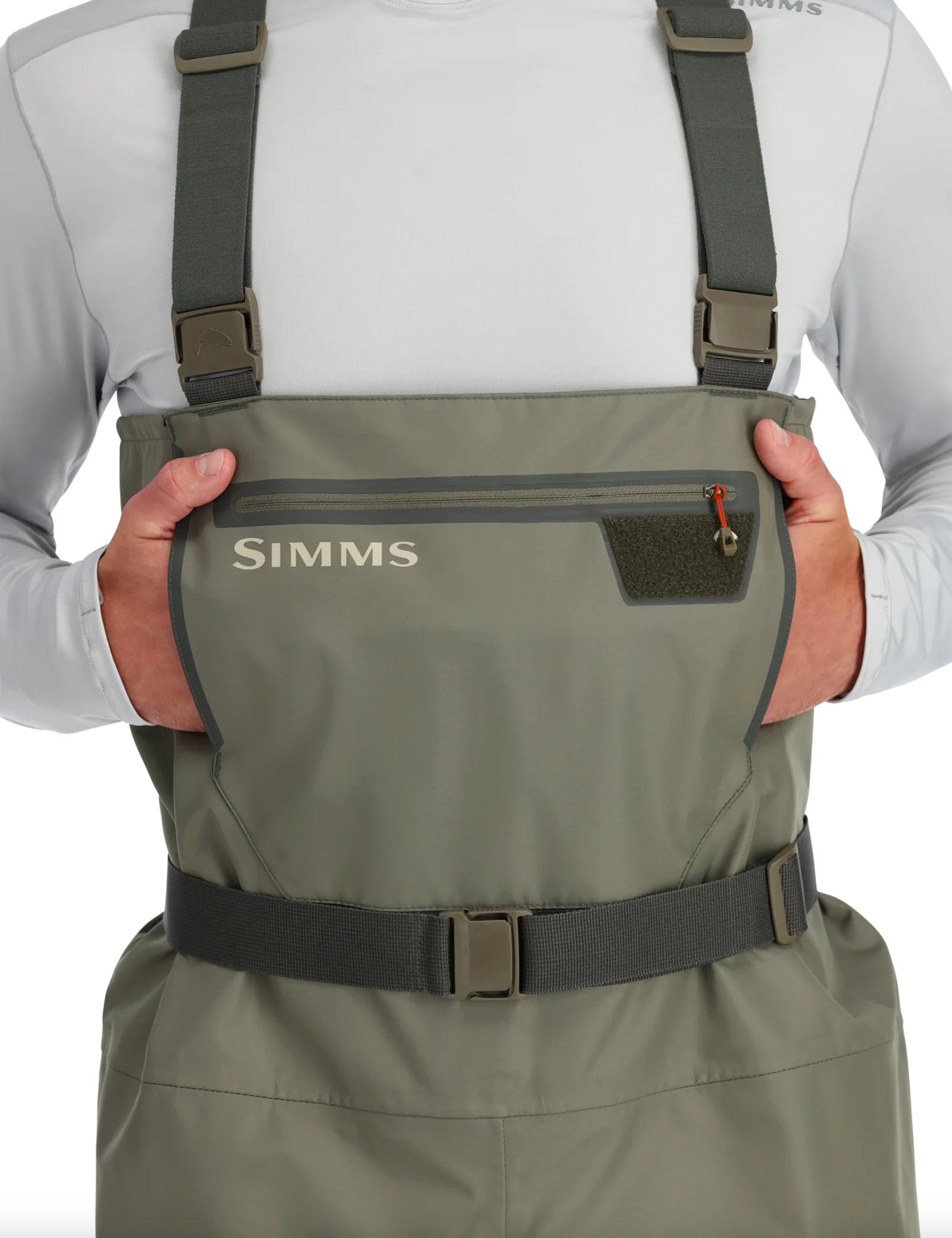 Simms Men's Tributary Stockingfoot Wader Pockets