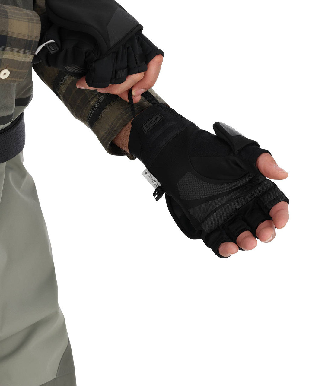Simms Windstopper Foldover Mitt Loop