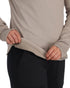 Simms Women's heavyweight Baselayer Hoody Inside